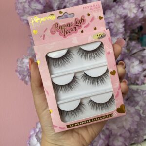 Set de pestañas x3 Purpure