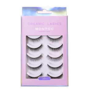 Pestañas Organic Lashes Montoc x5
