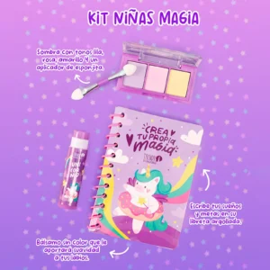 Kit De Maquillaje Para Niñas Magia Trendy